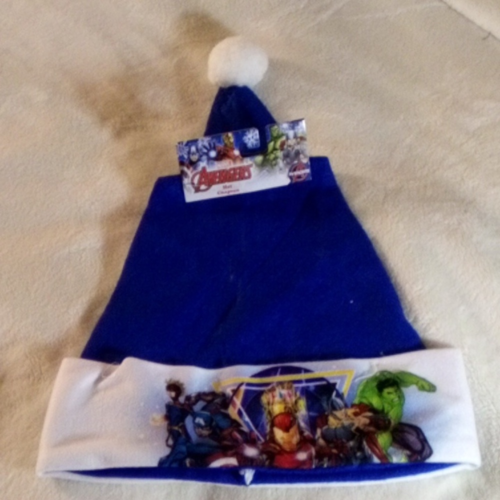 AVENGERS SANTA HAT! NEW!